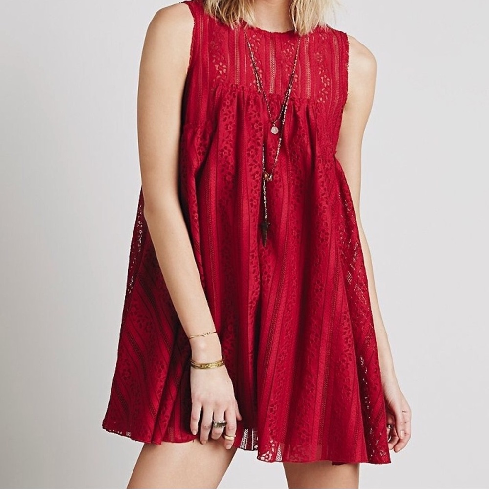 💃 Free People Tu Es La Mini Dress